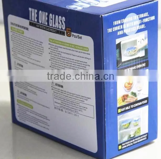 5 pcs glass bowl stocklot