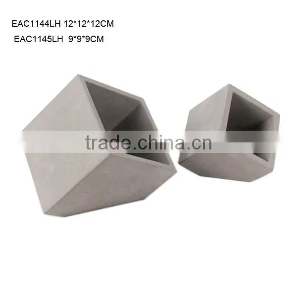 GEO succulent cement or concrete pot succulent flower pot