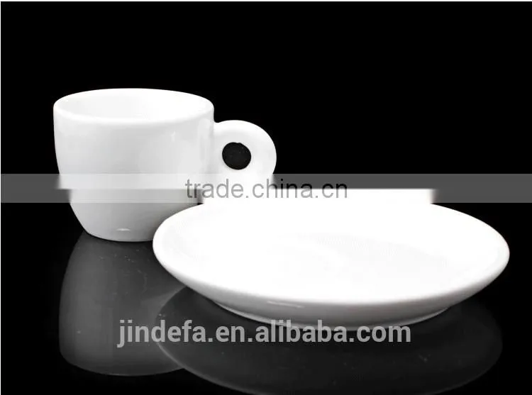 round small size popular espresso ceramic coffee cup and saucer for hotel