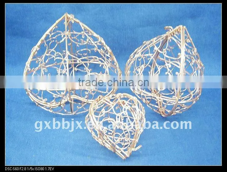 Cuprous peach iron wire festival decorative crafts