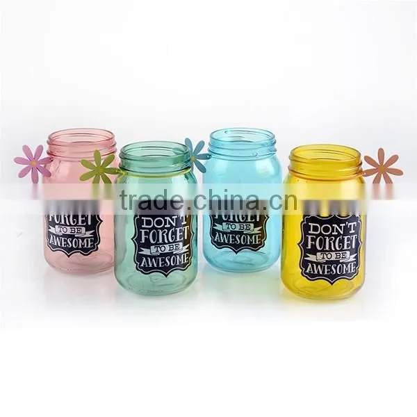 cheap colored glass flower vases