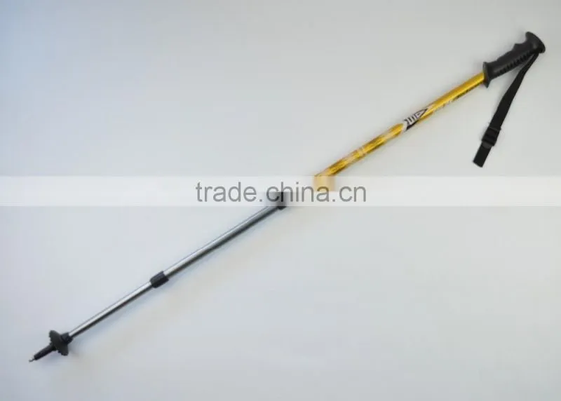 Aluminum trekking pole, PP handle, internal lock, 3 sections SZ15512