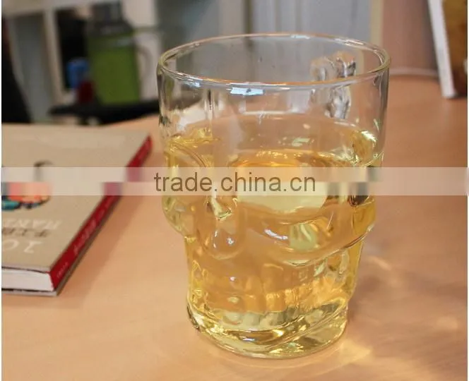 1.5 oz 50ml wine glass skull shot glass cup