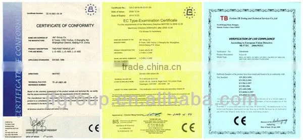 8T Electrical Control Hydraulic Four Post Combined Movable Truck Lift