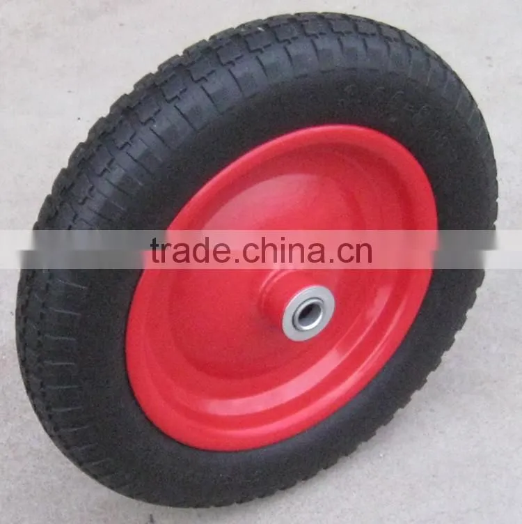 3.0-8 solid semi-pneumatic wheel directly from factory made in china