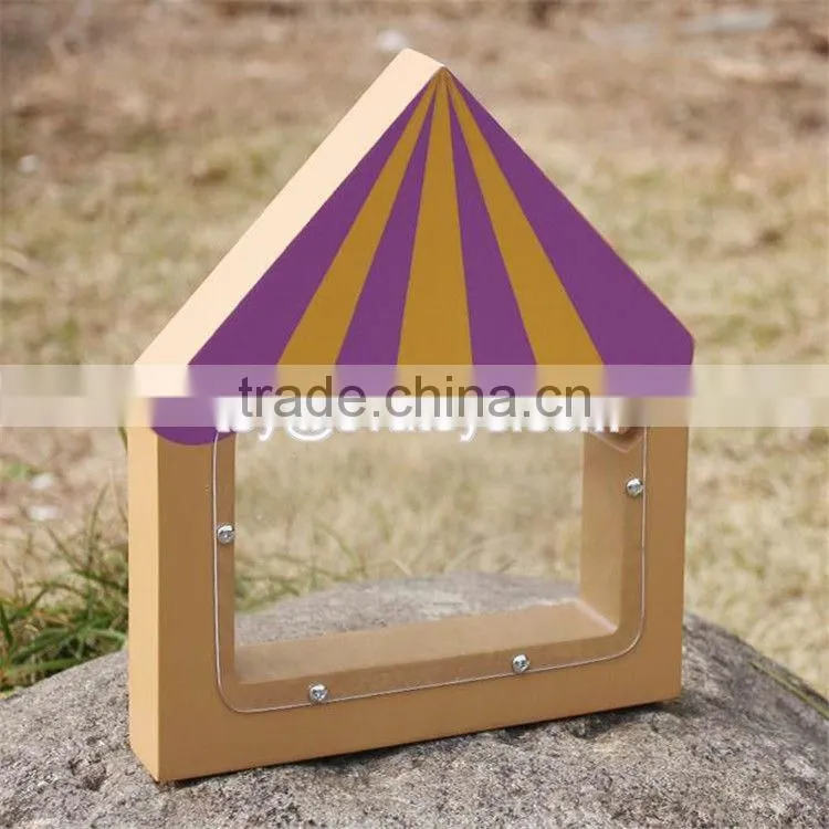 New design creative wooden piggy bank for children W02A252