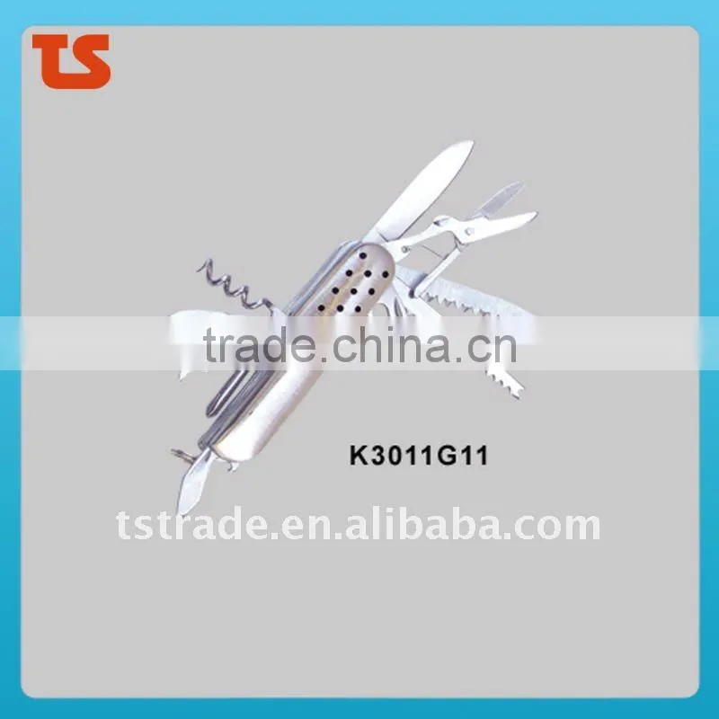 2014 New design mini pocket LED hand tools function multi function knife tools K3011G2