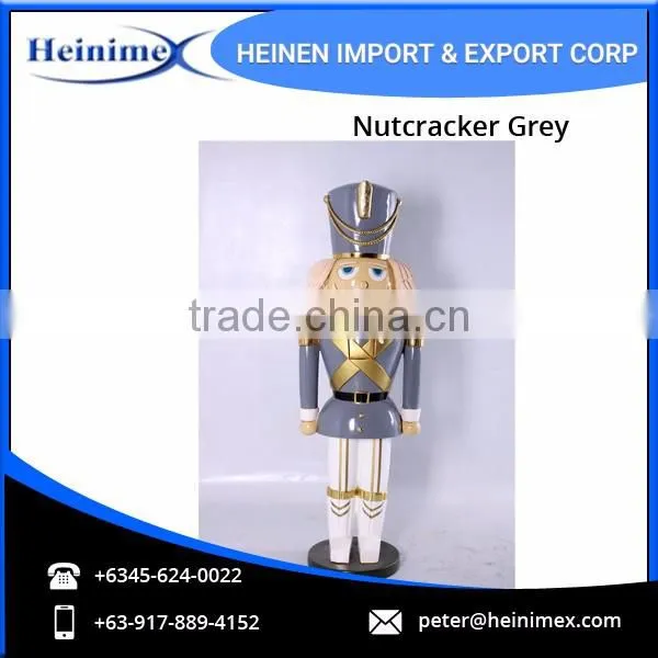 Attractive and Decorative Nutcracker Grey Statue