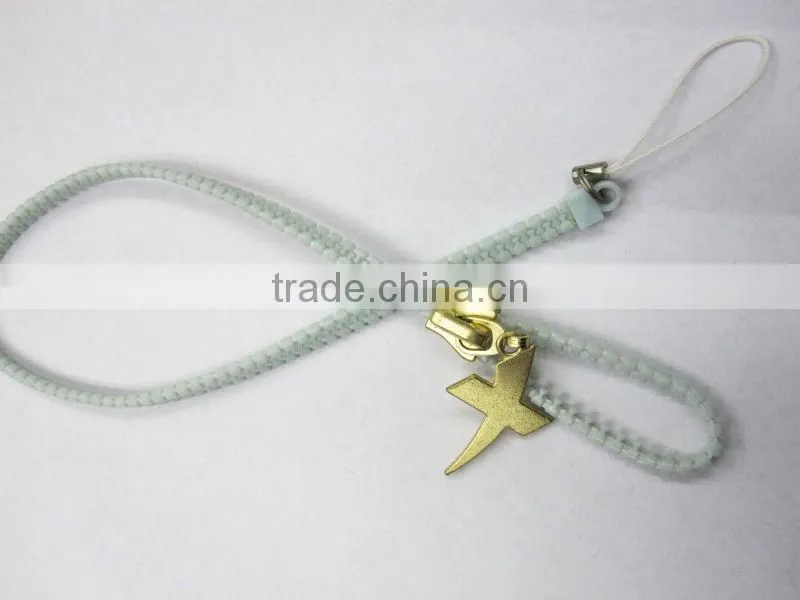 customize special zipper lanyard,fashion zipper lanyard