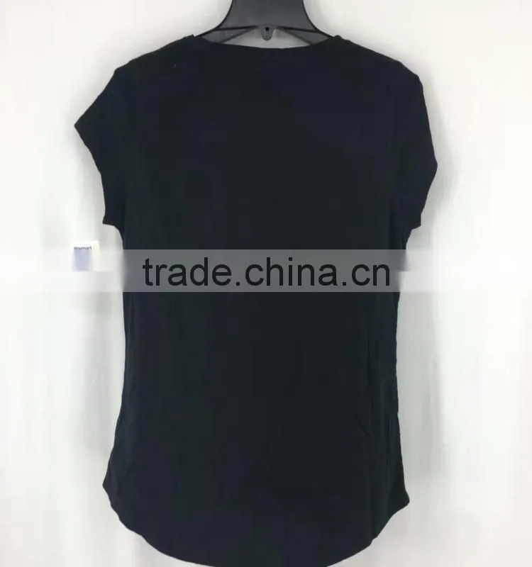 women cotton lace t-shirt stock lot