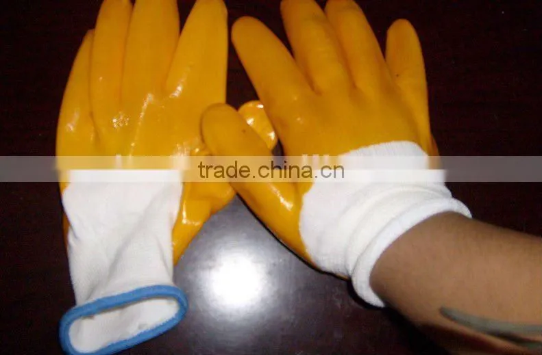 crinkle latex coated gloves