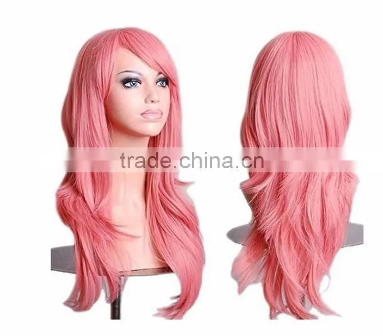 Cheap Price Colorful Cosplay Wig/ Synthetic Wigs/Halloween Wig For Women