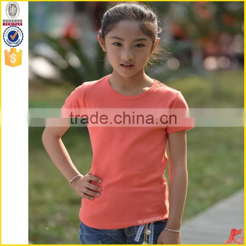 wholesale oem service girls blank t-shirt bulk