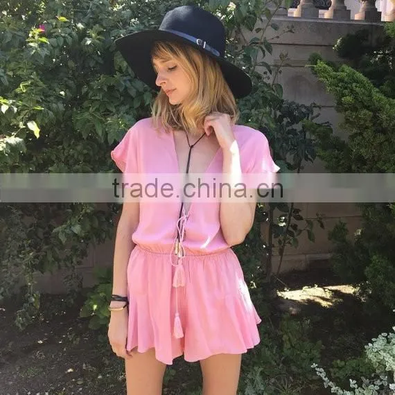 Women Pink Sexy Romper Sexy Rompers For Women Picture