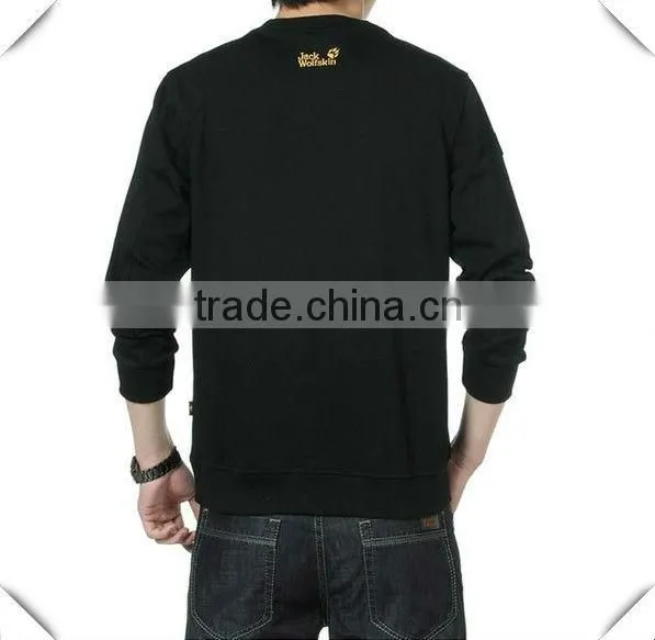 Mens cotton long sleeve emboridery tshirts 201315