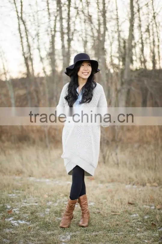 Stylish Girls Sweater Crochet Woolen Ladies Cardigan