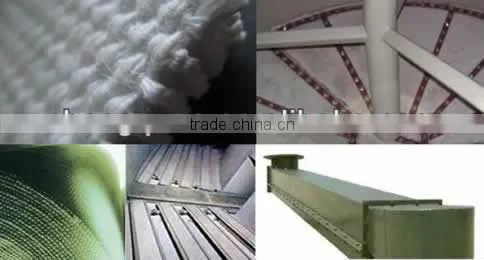 Cement airslide fabric converyor belt 100% polyester(For Aeration of Bulk Powder)