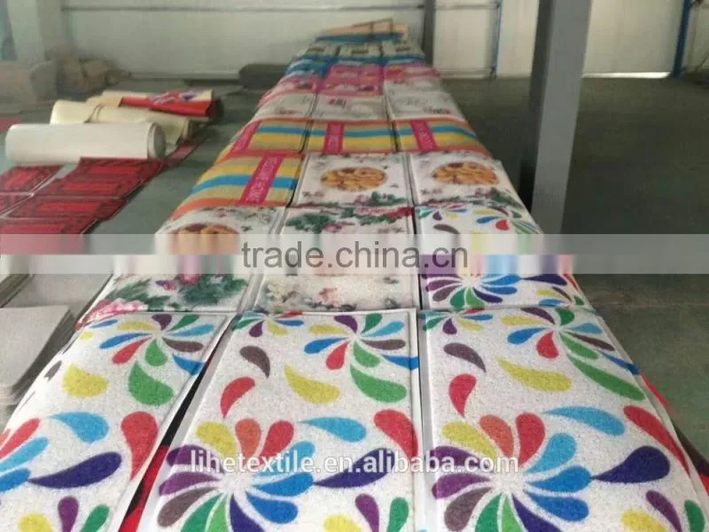 New product Nice Design pvc print carpet floor door mat
