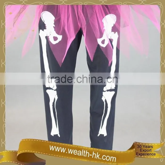 Carnival Black Skeleton Costume Halloween