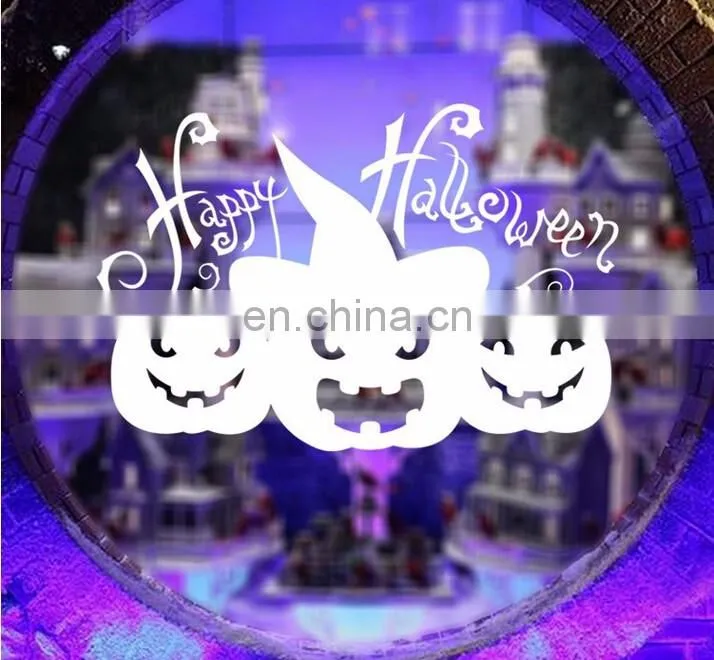 Halloween Theme Pumpkin Window/Wall Sticker Halloween Decoration Home Decoration