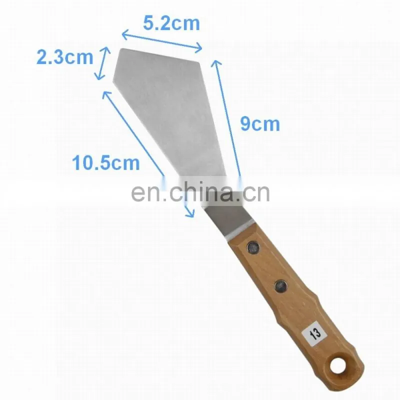 Natural Wooden Handle Large Palette Knife