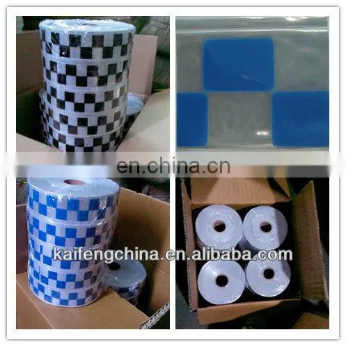High Reflective White Kaifeng PVC Tapes Print Black Square On