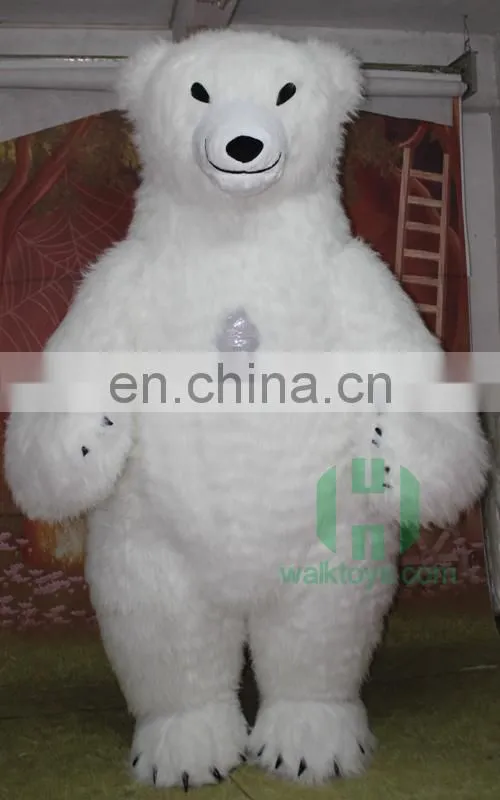 New arrival!!!HI CE animal mascot costume in 3 meters for show or event,inflatable polar bear costume for adult