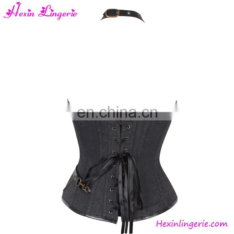 Wholesale Vintage 14 Steel Boned Overbust Steampunk Super Sexy Corset