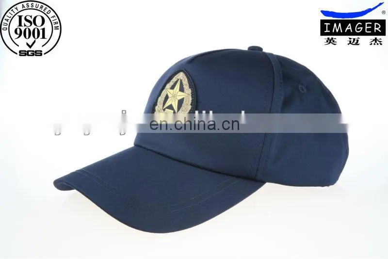 First grade Custom blue baseball cap wholesale