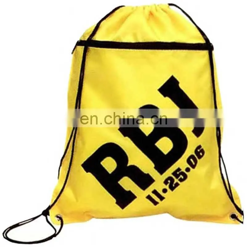 cheap drawstring backpacks wholesal promotional drawstring bags free sample