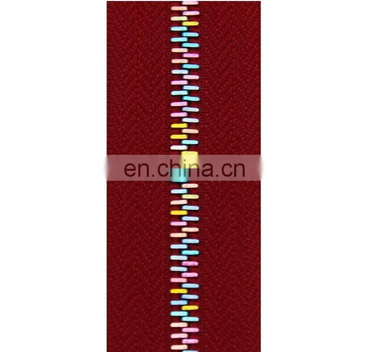 Cheap Fashion Rainbow Zipper Manufacturer