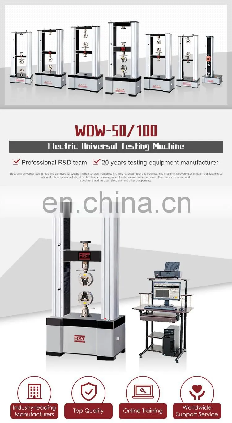 WDW-50 Electronic Universal Testing Machine + Tensile Testing Machine Price+Lab Equipment Price