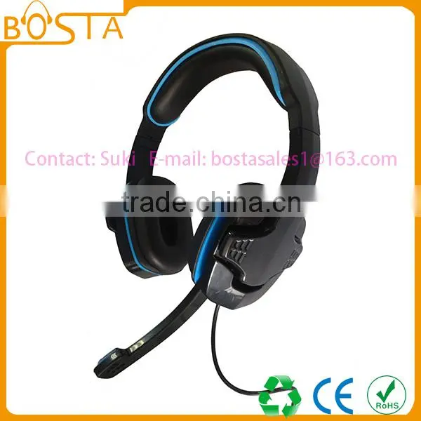 High end stereo stylish coolest popular gaming headphone with microphone