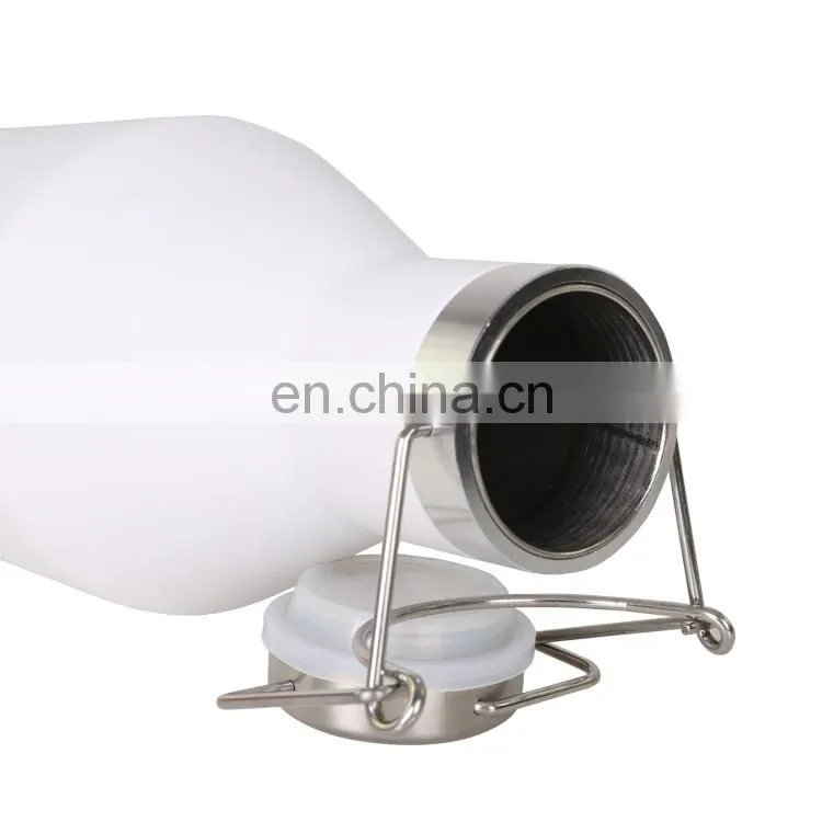 2L wholesale large sports portable stainless steel water bottle vacuum cup