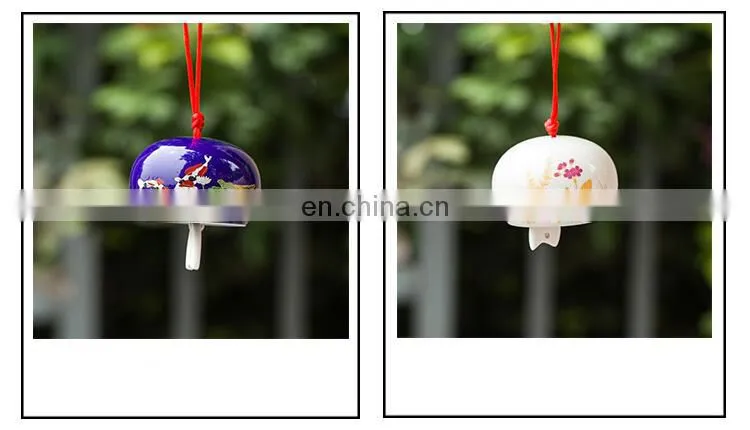 Japanese style indoor ceramic wind chimes wind chimes wholesale