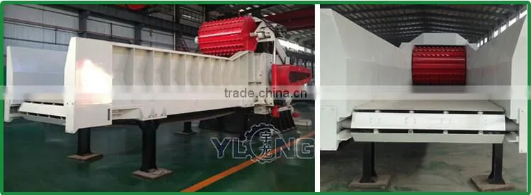 the big logs (rail ties) crusher