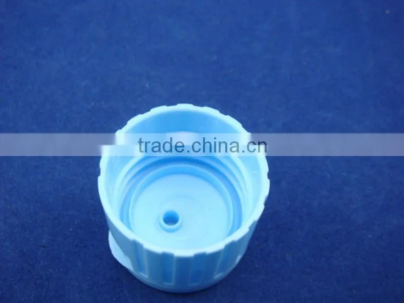 blue flat bottle lid
