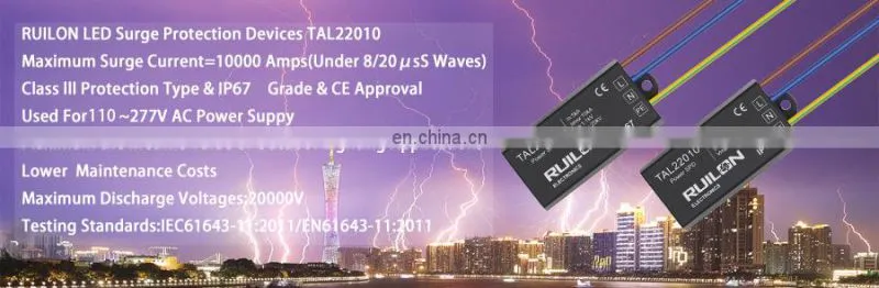 10kV Surge Protector Power Source Street Lamps Lightning Arrester High Quality Surge Protection Devices for refrigerator