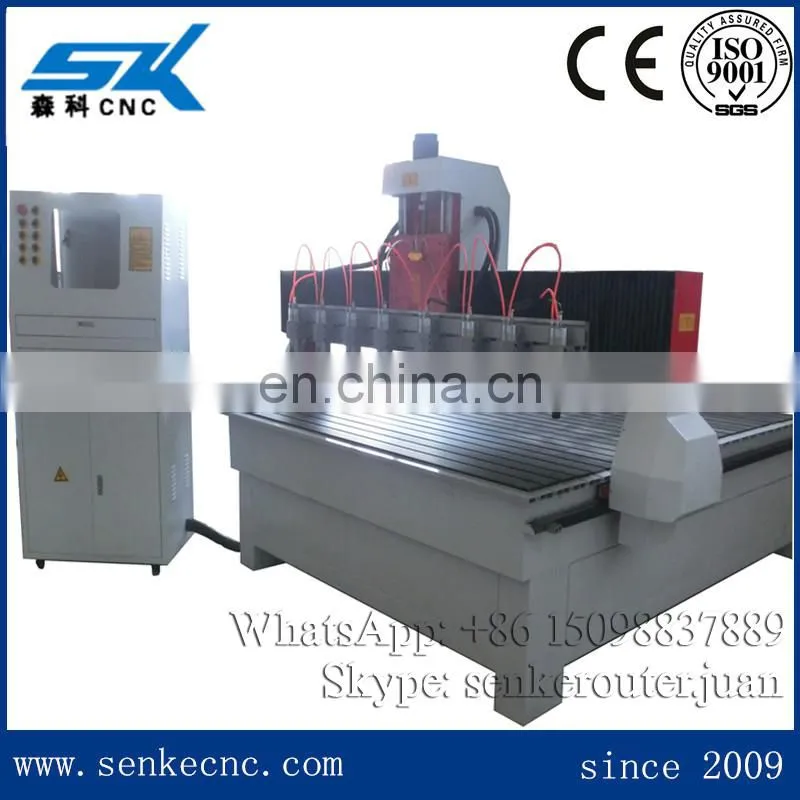 Wood engraving sign making multi Spindles Eight Heads cnc multi-head drilling machine