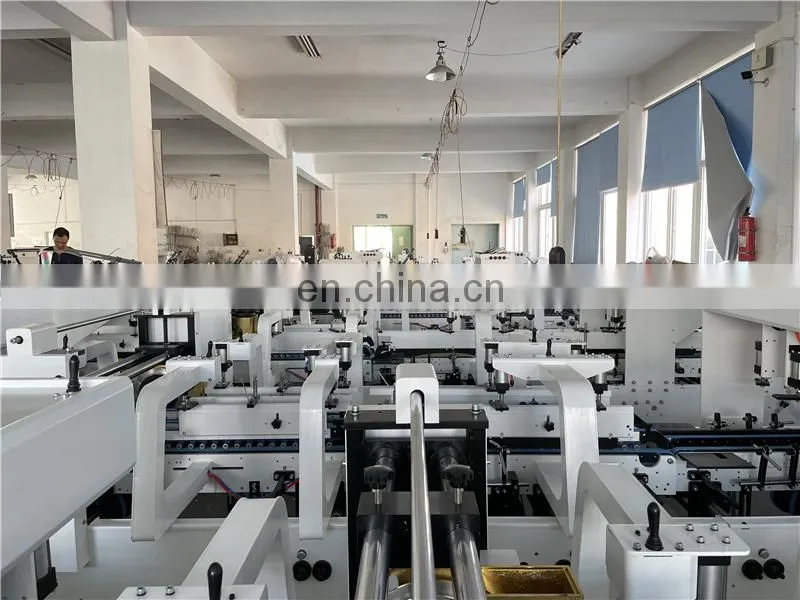 UFG600AG Automatic Pre-fold crash Lock Bottom Folder Gluer, fried chicken packaging box folding gluing machine