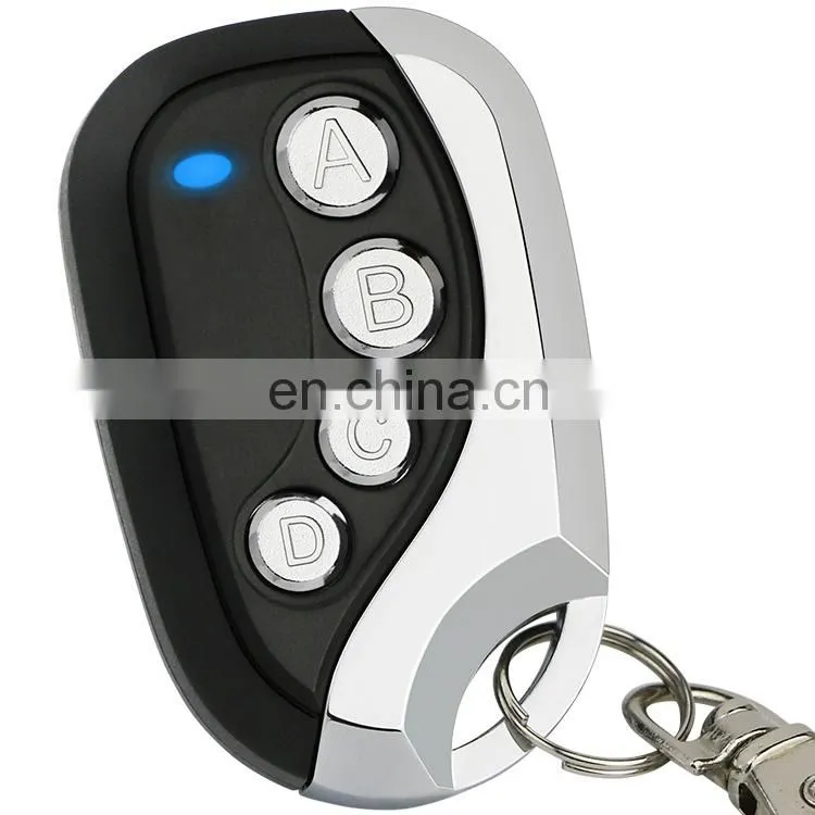 4 button 433MHz universal garage door opener security alarm clone key lock remote control