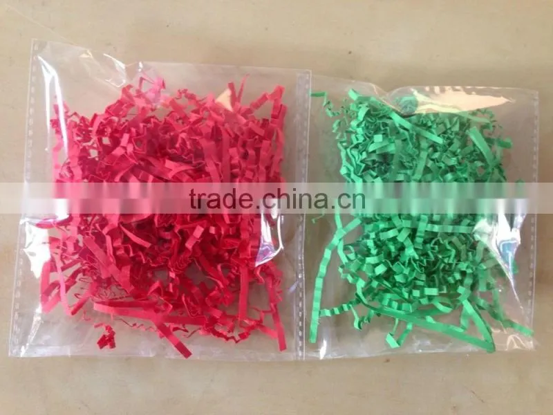 shredd paper/box stuffing paper confetti/basket paper stuffers/gift packing paper shredd, 2oz /bag Mix colors