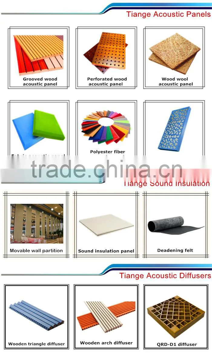 sound proof material absorb ceiling wall panel