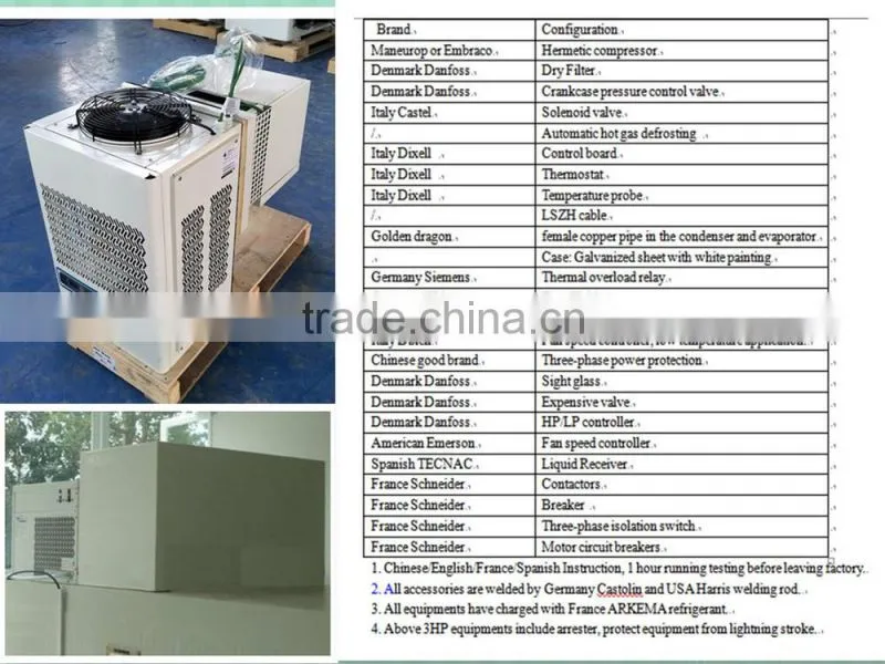 Small cold storage with DIY chiller unit