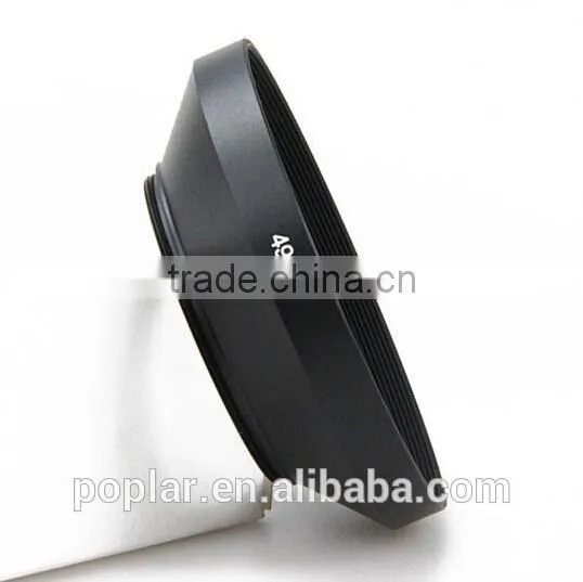 Wide Angle 49mm Metal Lens Hood Cover for Canon Nikon 49mm Filter / Lens