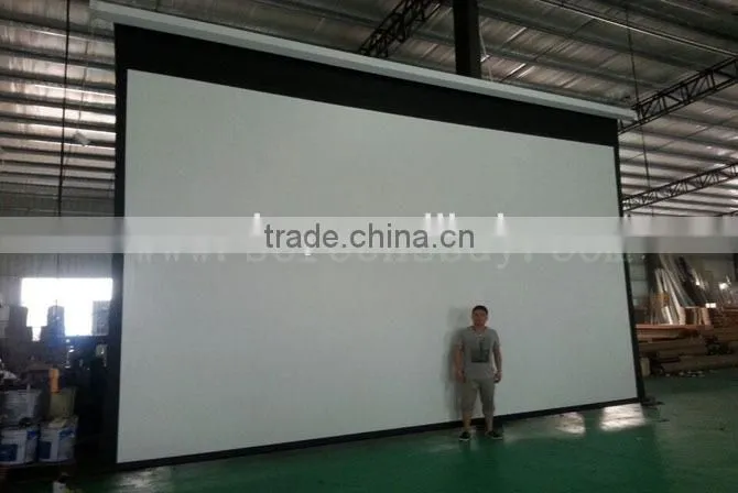 12M width Super BIG of Motorized Tension Screen