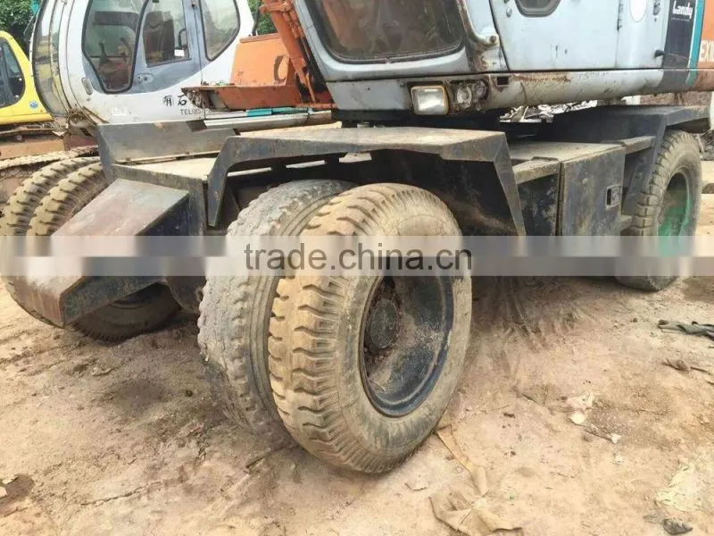 Used Japan Wheel Excavator Hitachi EX100WD-1 For Sale