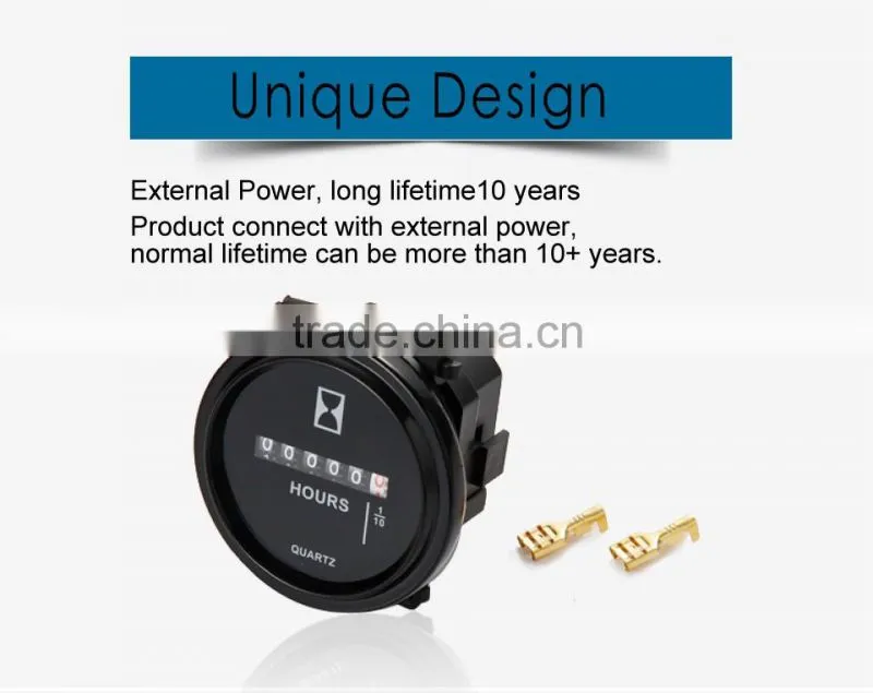 Mechanical Hour meter counter TIMER hourmeter for generator diesel gasoline petrol engine
