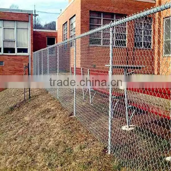 high quality and low price galvanized chain link fence