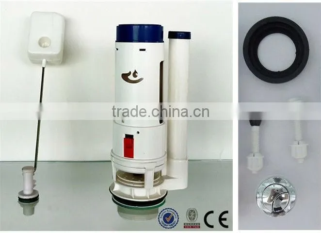 WC set side inlet flushing system